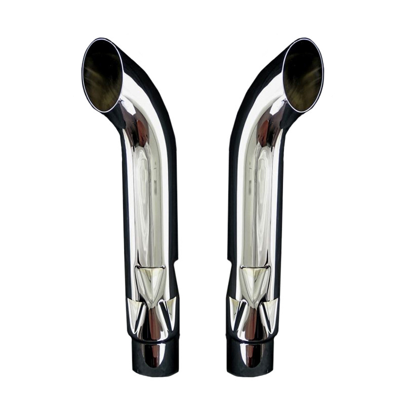 6" Reduced 5" Curved Kool Tube Exhaust Stack For DPF Exhaust Raney's