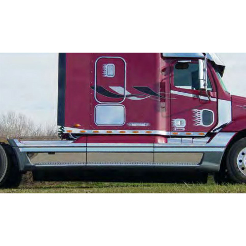 Freightliner Century Columbia Stainless Steel Front Fairing Trims By