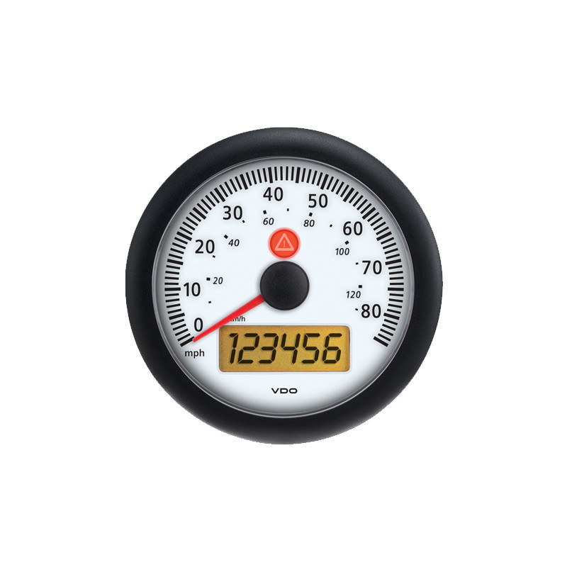 Semi Truck Electronic Speedometer Gauge Viewline Ivory Raney's Truck