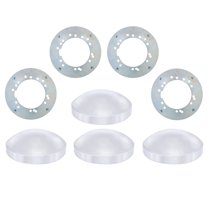 Trailer Hub Cap With Mounting Brackets Kit Raney's Truck Parts