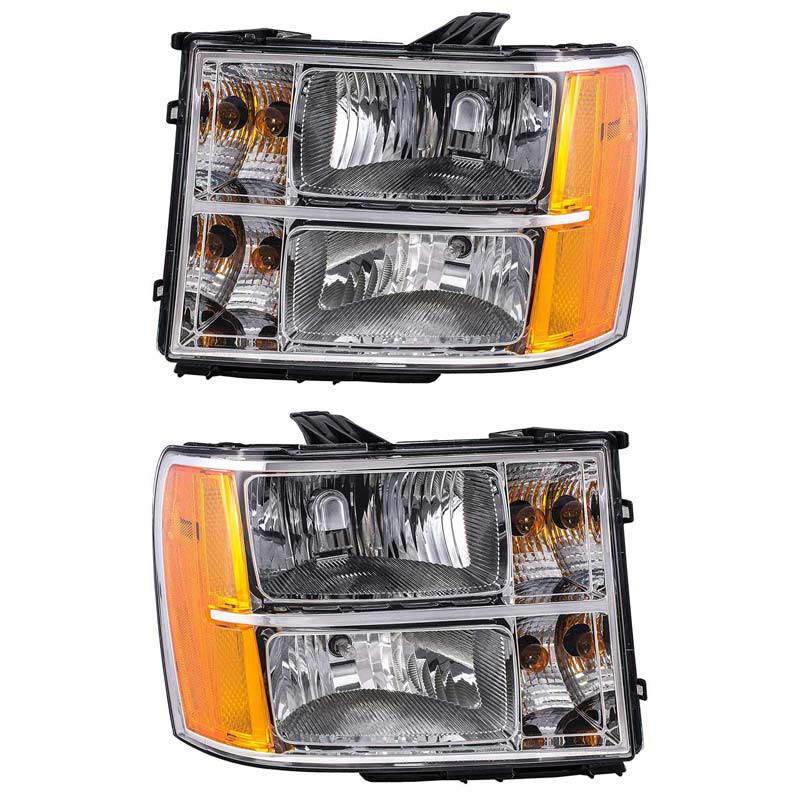 GMC Sierra Headlight Assembly 15206394 15206393 Raney's Truck Parts