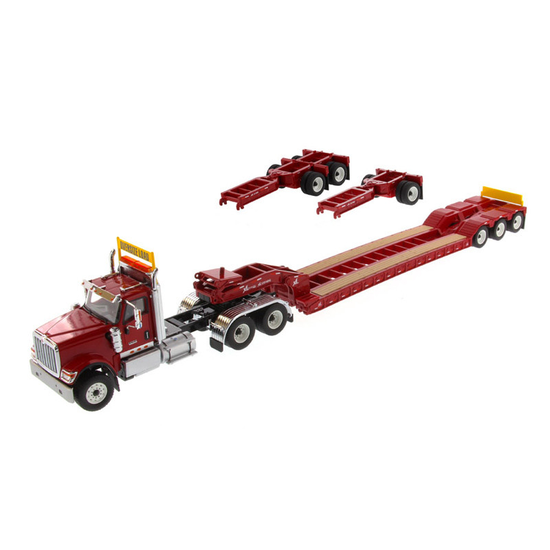 International HX520 Tandem Day Cab With XL 120 Lowboy Trailer Replica 1 ...