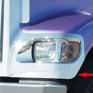 International 9900i Ix Lower Headlight Trims By Roadworks Raney S Truck Parts
