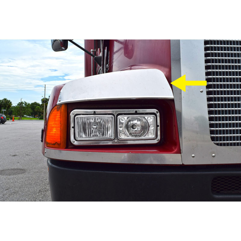 Kenworth T600 Above Headlight Guards Raney S Truck Parts