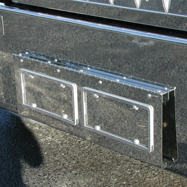 Republic Of Texas Chome Metal License Plate Frame Tag Holder