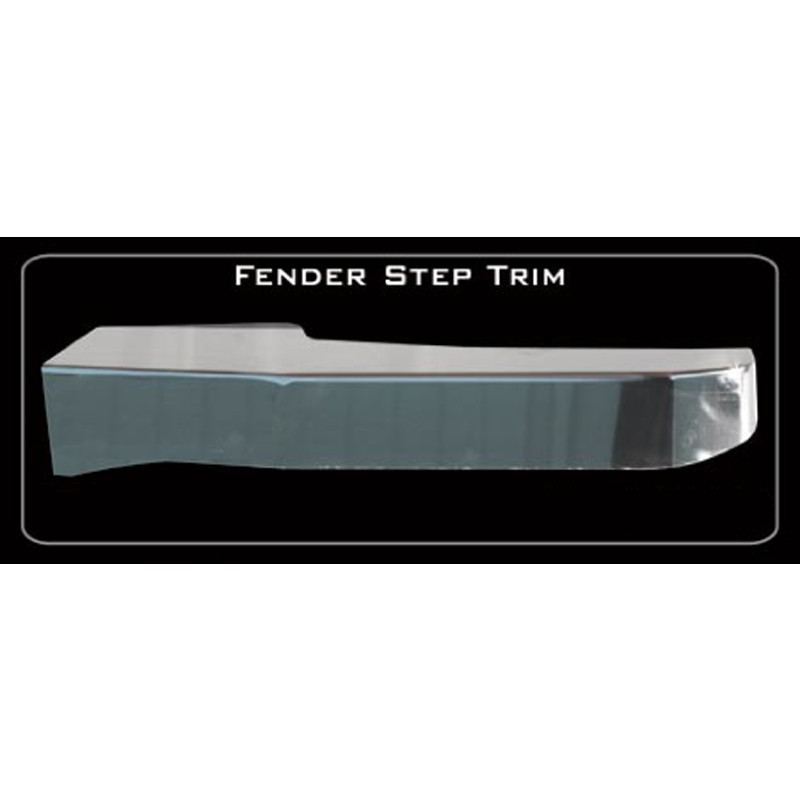 Peterbilt 379 Fender Step Trim Stainless Steel