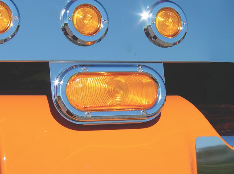 Peterbilt 387 Contoured Channel Side Turn Signal By RoadWorks Raney's