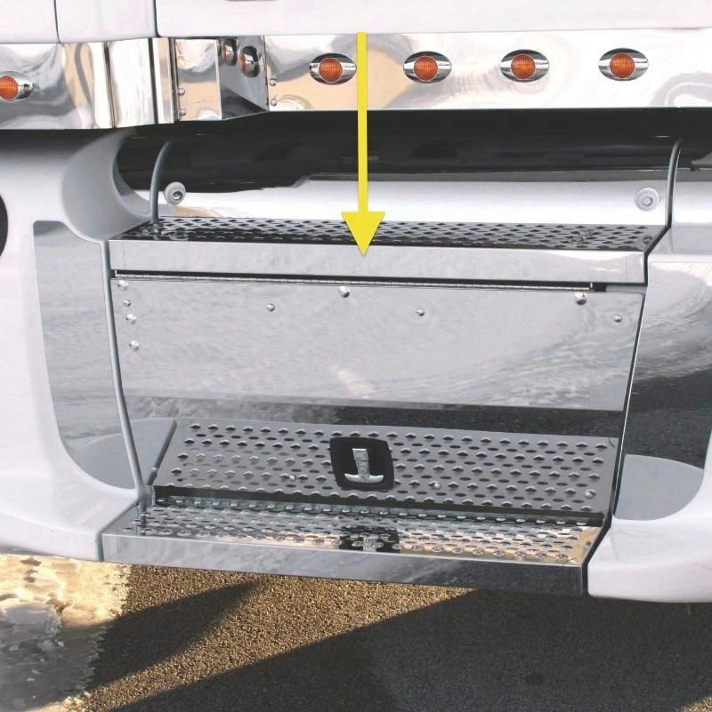 Roadworks Stainless Steel Battery /& Tool Box Trims for Peterbilt 379