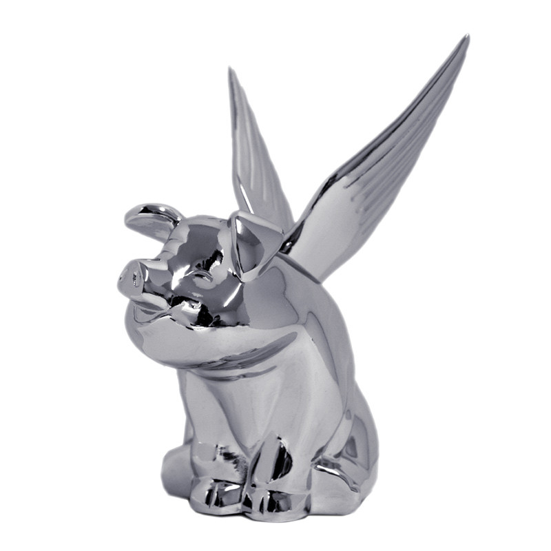 Grand General Chrome Plated Flying Dragon Hood Ornament