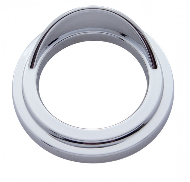 Freightliner Small Chrome Plastic Gauge Cover with Visor Classic