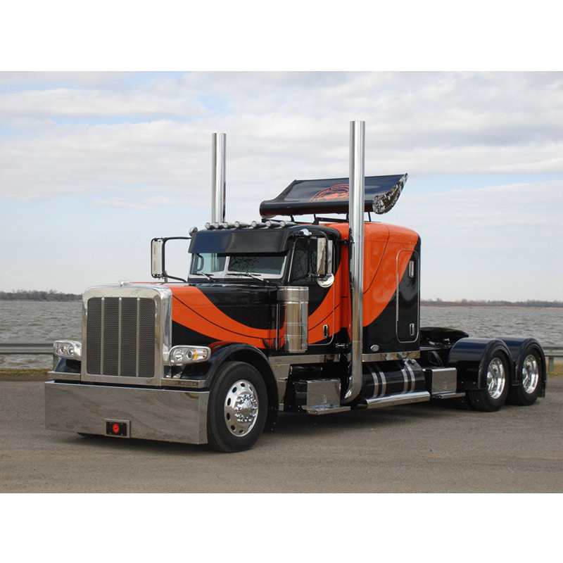 Peterbilt Turbo Wing For Standard Flat Top Sleepers Various Sizes By Valley Chrome