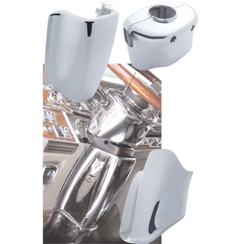 Peterbilt 2006+ Chrome Steering Column Cover Complete Set Raney's