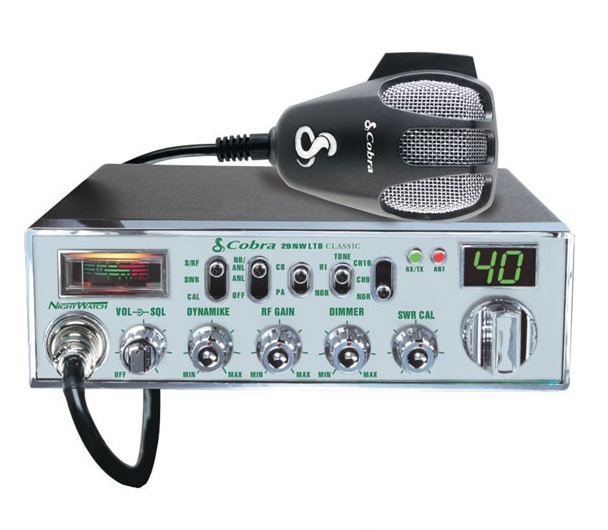 Cobra 29 NW LTD 40 Channel Nightwatch CB Radio With Built In SWR Meter ...