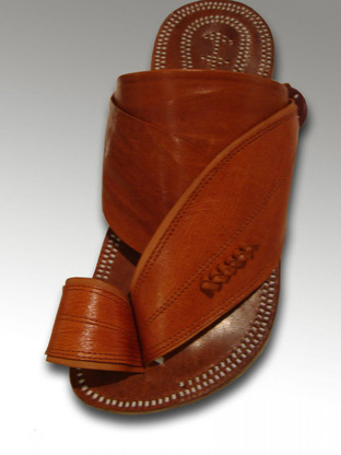 Mens Madas Sharqi Sandals - Style 1 in Camel