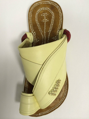 Womens Madas Sharqi Sandals - Style 1 in Cream