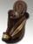 Womens Madas Sharqi Sandals - Style 5 in Brown and White with gold and silver stitching 