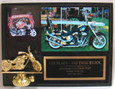 8 x 10 Deluxe Bike Night Plaque W/ 5x7 Photo - Freedom Coalition - Free Engraving