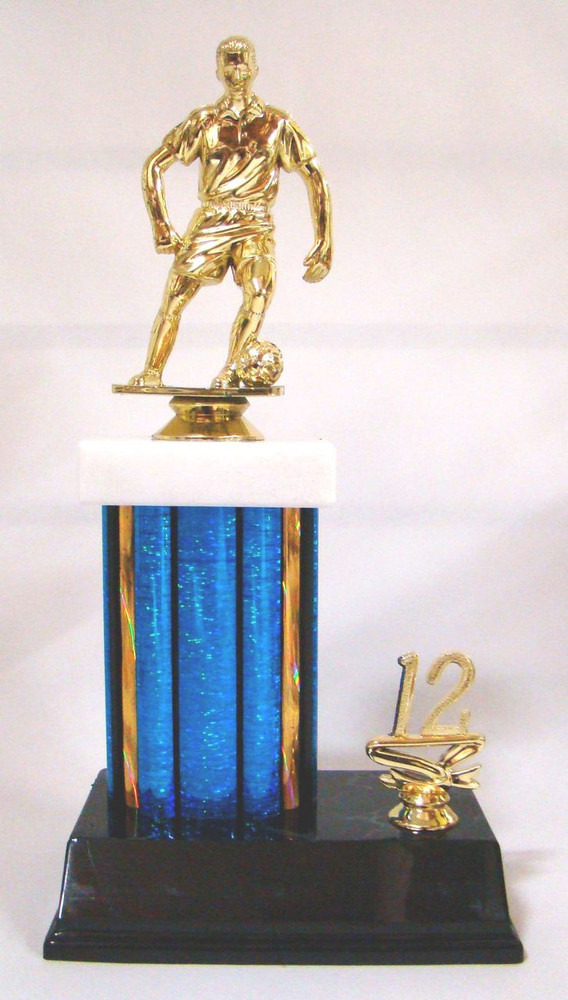 13' Female Sport Riser Soccer Trophy Free Engraving 