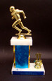 Shown With F262 Male Runningback 1 Figure, Blue Column, 2011 Gold Trim, and Blue Engraving Plate With Silver Text