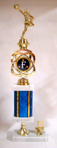 Shown With 8259 Cheer Figure, Blue Column, and 2013 Gold Trim