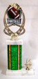 Shown With MF766 Meridian Football Figure, Green Column, and 14 Gold Base Trim