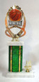 Basketball Trophy with Meridian Figure 13 1/2" Tall - Free Engraving