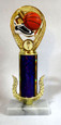 Basketball Trophy with Theme Figure 10 1/2" Tall - Free Engraving