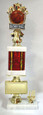 Basketball Trophy with Allstar Riser 17 1/2" Tall - Free Engraving