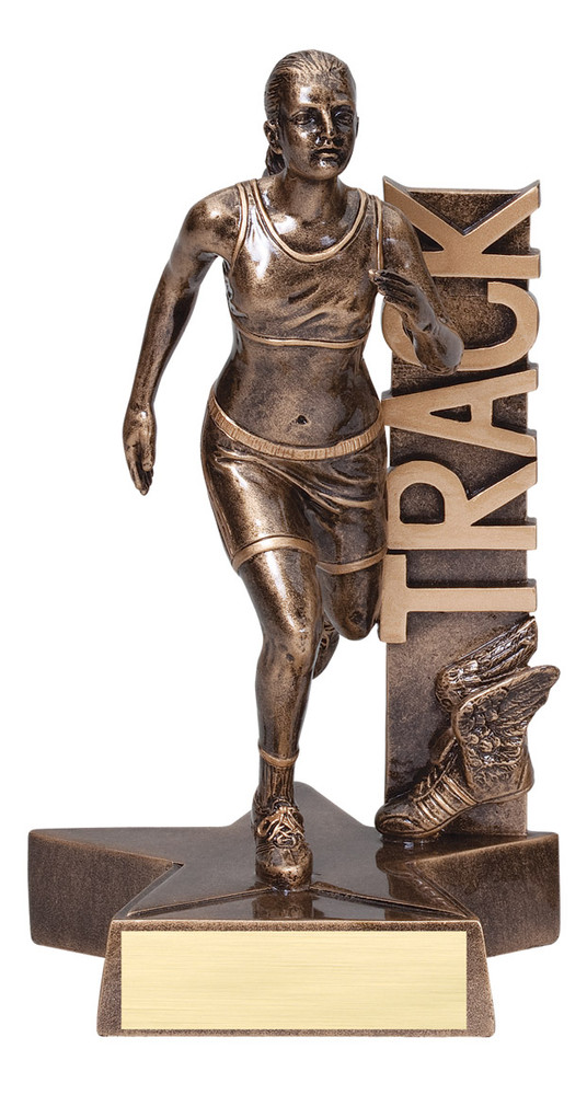 SURFING TROPHY Female Resin Sculpture Trophies FREE Engraving 