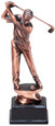 Copper Collection Golf Sculpture Small 8.25''