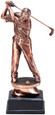 Copper Collection Golf Sculpture Medium 9.25''