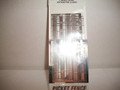 Cyber  BLMA N Scale Picket Fence 150 scale feet long with gates #700