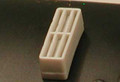 Cal Scale HO Scale Diesel Exhaust Stack Square 2 pieces White Plastic