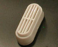 Cal Scale HO Scale Diesel Exhaust Stack Oval 2 pieces White Plastic