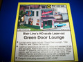 Blair Line HO Scale Green Door Lounge Kit #2008