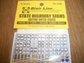Blair Line N Scale Eastern States Highway Signs      #048