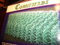 Bluford Shops HO Scale Cornfields Summer Green #203  66.4 sq inches  1120 stalks