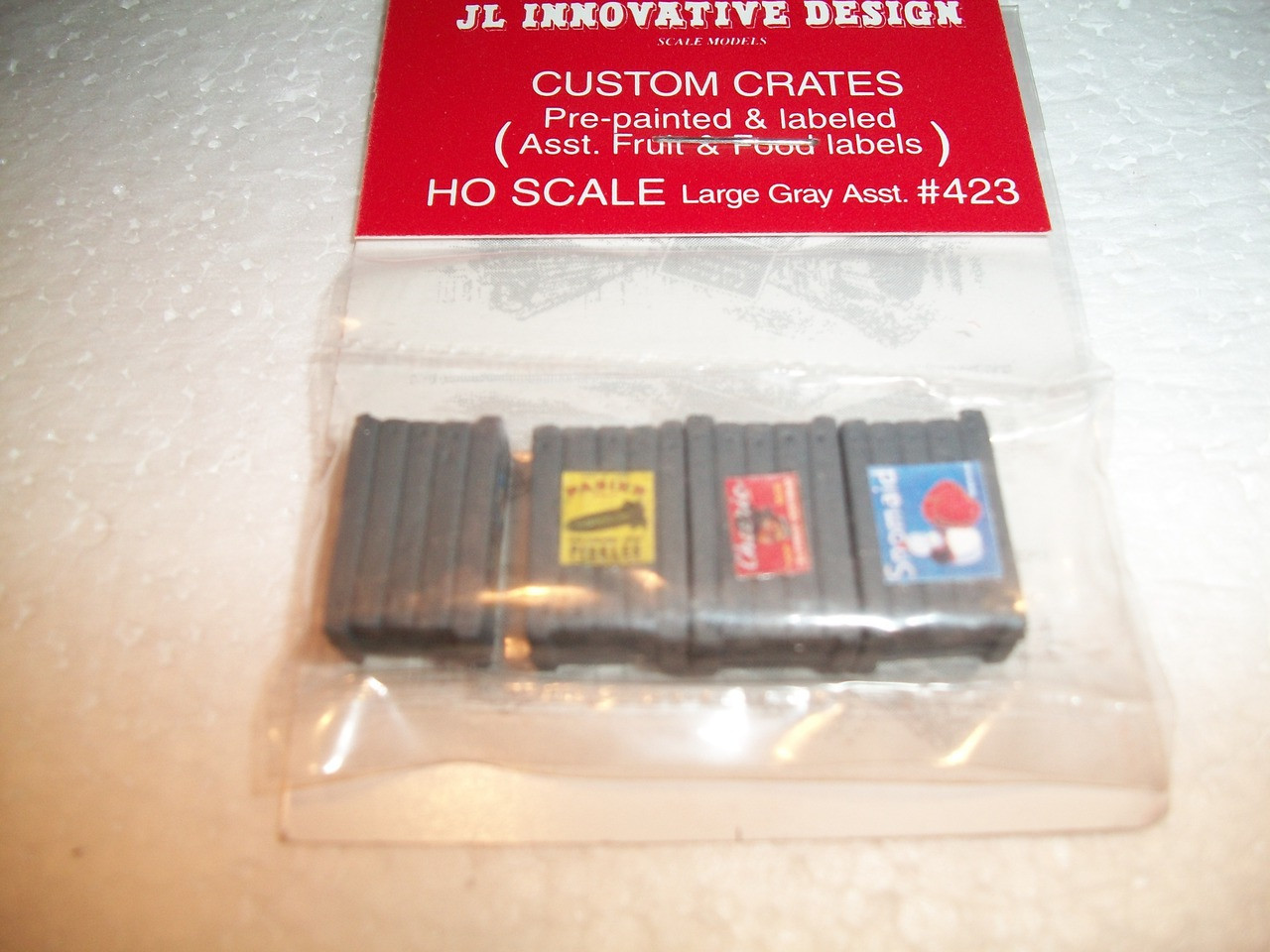 HO Scale Crate Pk 9 