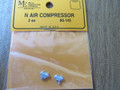 MEC N Scale Detail Parts Air Compressors  2 piece Cast Metal