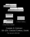 Cannon Cab Sub Bases SB-1204  CSX/CR Doors  (6)
