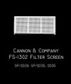 Cannon  Inertial filter Screens FS-1302 GP/SD35  (4)