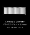 Cannon  Inertial filter Screens FS-1305 Late Dash 2 SDs  (4)