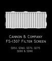 Cannon  Inertial filter Screens FS-1307  SD50-SD90  (4)