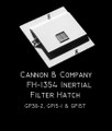 Cannon  Inertial filter Hatches FH-1354  GP38-2 Dust Bin (2)