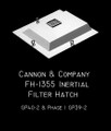 Cannon  Inertial filter Hatches FH-1354  GP40-2 Dust Bin (2)