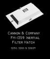 Cannon  Inertial filter Hatches FH-1359  SD60 Dust Bin (2)