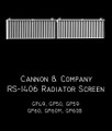 Cannon  Radiator Screens & Grilles RS-1406 GP50-GP60 (2)
