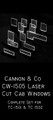 Cannon Thinwall Cab Kits TC-1505 Laser cut windows