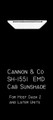 Cannon Cab Kits SH-1551 Cab Sunshades (8)