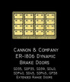 Cannon Ext Range Doors ER-1806  SD35, SD39. SD40, SD45, GP38 (16)